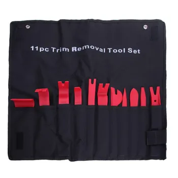 

11Pcs/set Vehicle Car Door Dash Trim Tool Audio Radio Panel Molding Clip Retainer Removal Installer Pry Tool Auto Hand Tools Kit