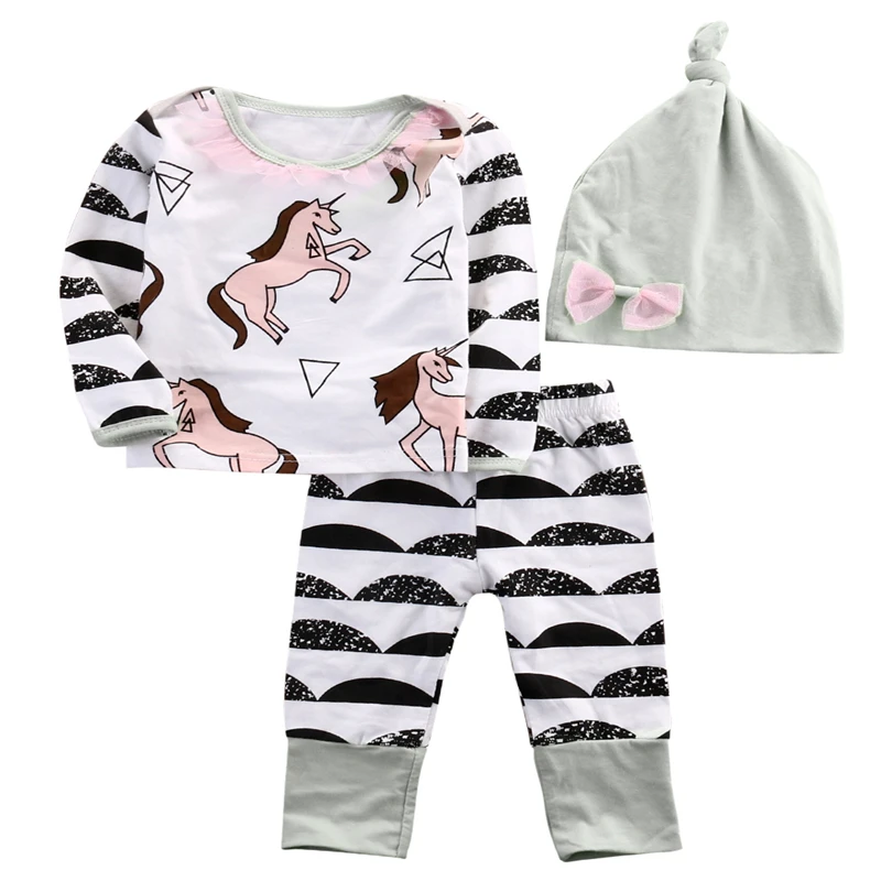 2016 New Arrival Summer Autumn Newborn Infant Clothes Baby Boy Girl