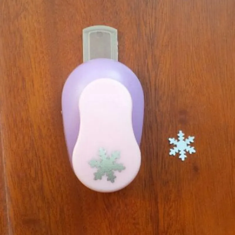 

cute snowflake shape paper EVA foam hole punch middle size 5/8 inch DIY hobby cutter scrapbooking tool save labour design