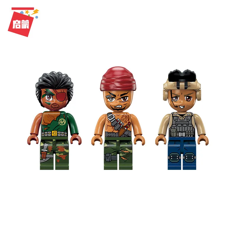 1923 344pcs Giant Bear Escapes Model Kit Blocks Compatible LEGO Bricks Toys for Boys Girls Children Modeling