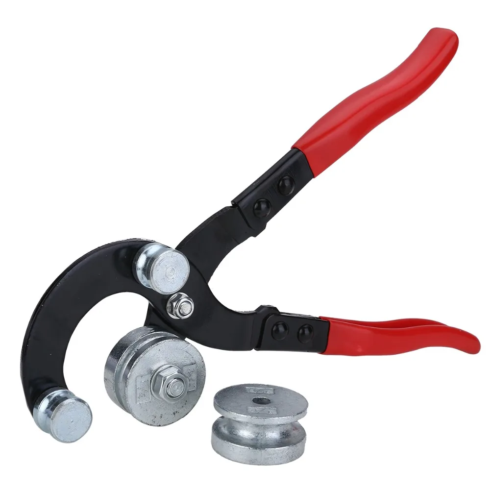 

Mayitr 1pc Manual Brake Tubing Pipe Bender Bending Tool 3/16" 1/4" 5/16" 3/8" Diameter Bending Machinery 26cm