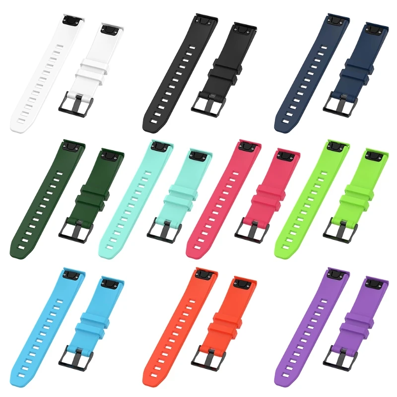 

Free delivery For Garmin Fenix 5 GPS Watch with 22mm Silicone Quick Release Wrist Band Tool For Quickfit 5 Watch Band For Fenix5