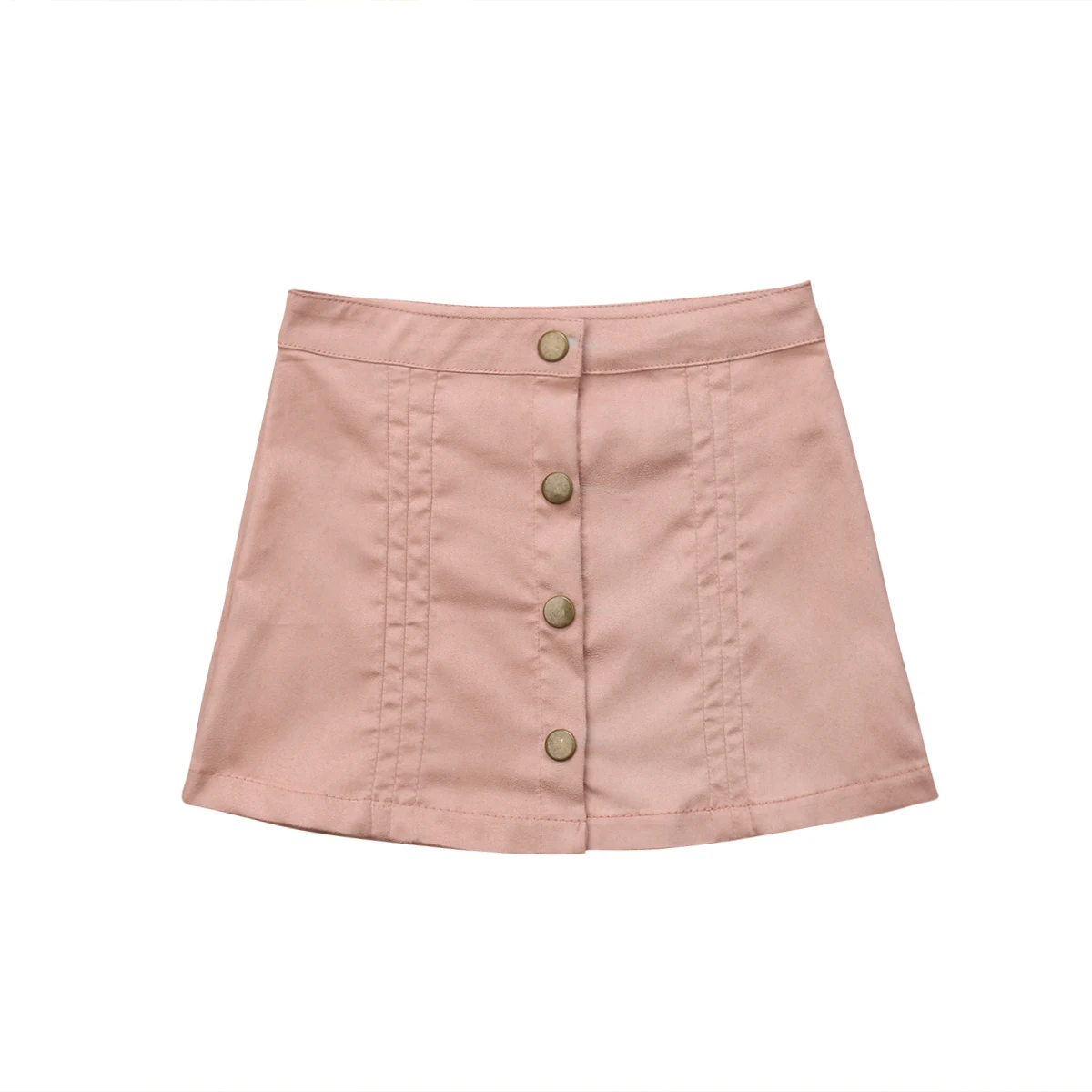 

Toddler Kids Baby Girls Princess Button A Line Skirts Party Slim Solid Mini Skirt Cute Casual Clothing Baby Girl 6M-5T