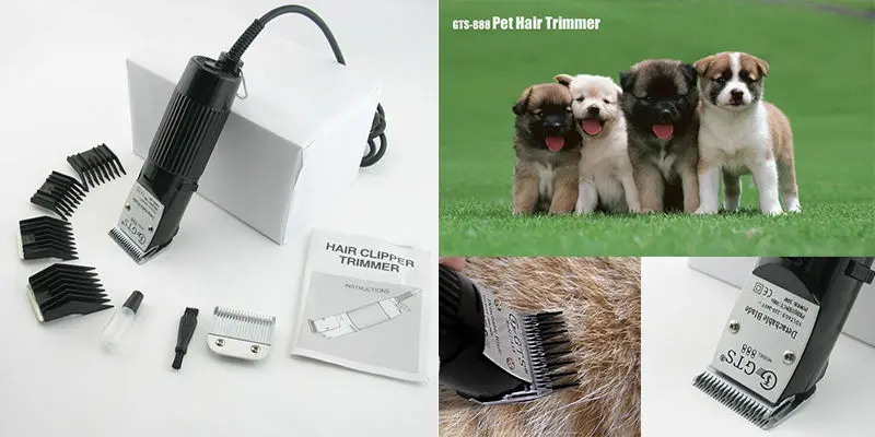 GTS-888 pet hair trimmer high power electric blade clipper (20)
