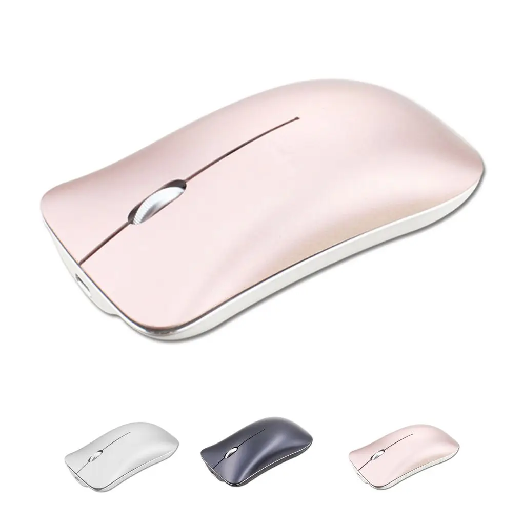 Bluetooth4.0/2.4G Dual Mode Wireless Mouse Aluminium Alloy Cordless