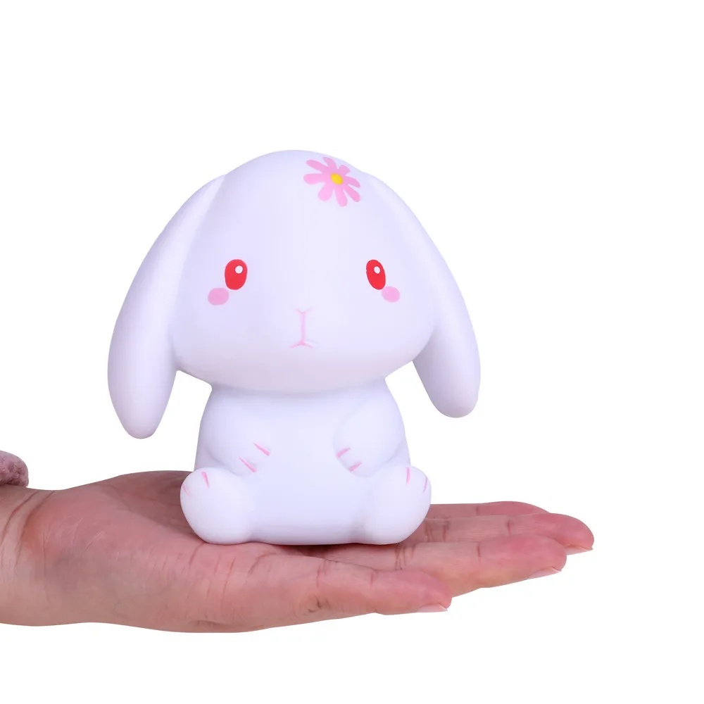 Милые игрушки пушистые мягкие сжимаемые мягкие милый кролик медленно поднимающийся для выдавливания крема ароматизированные игрушки для снятия стресса W514