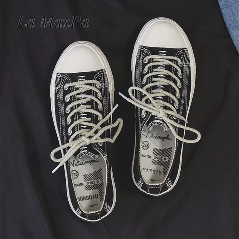 

Fashion Women Sneakers Denim Casual Shoes Female Summer Canvas Shoes Trainers Lace Up Ladies Basket Femme Stars Tenis Feminino