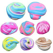 slime toys antistress toys plastice clay 60ml Fluffy Foam Slime Putty Stress Relief Magic MultiColor Slime