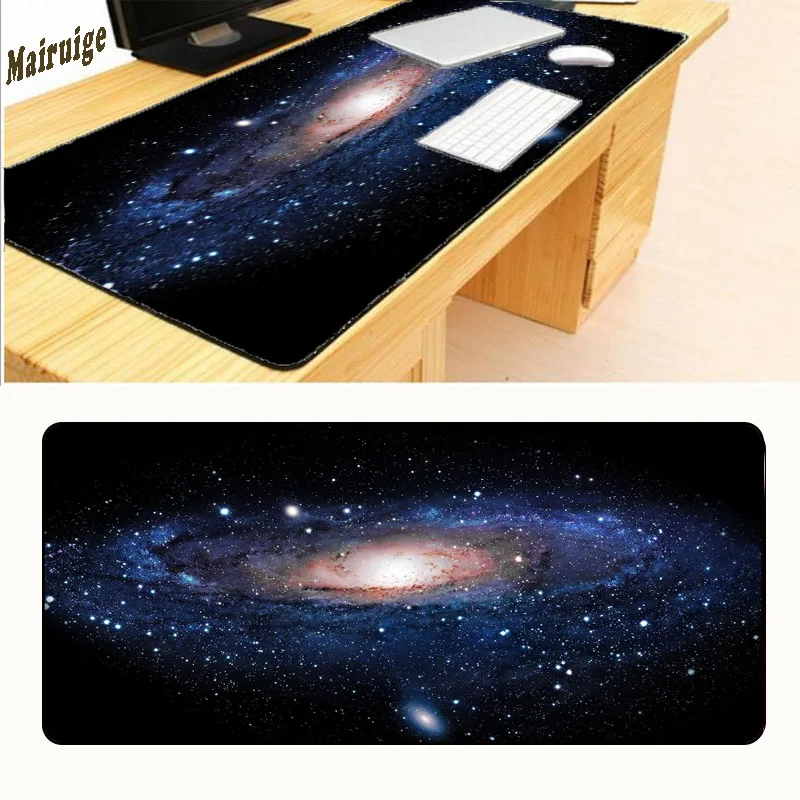 

Mairuige Big Size Speed Keyboard Space Mouse Pad Rubber Mat Computer Gaming Mousepad Gamer for Large Size Table Mouse Mat