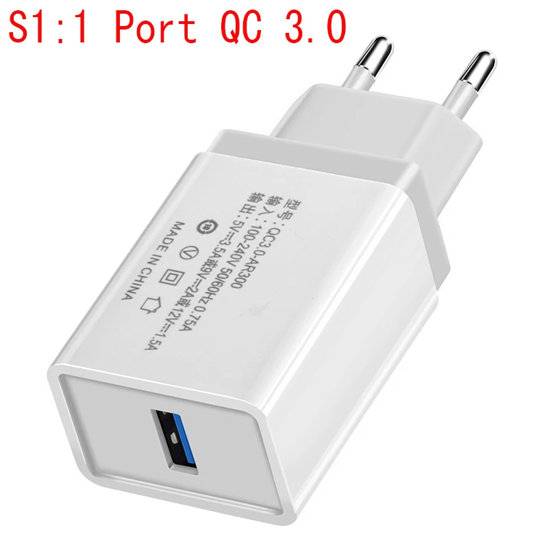 AMEEC Quick Charge 3.0 Multiple USB Charger Station 3  4 Port USB Chargers 5V 2.1A 3A Mobile Phone Android QC 3.0 Charging (4)