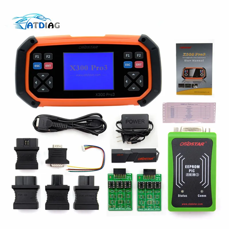 

OBDSTAR X300 PRO3 Key Master Standard Configuration With Immobiliser Odometer EEPROM OBD X300 PRO3 Auto Key Programmer