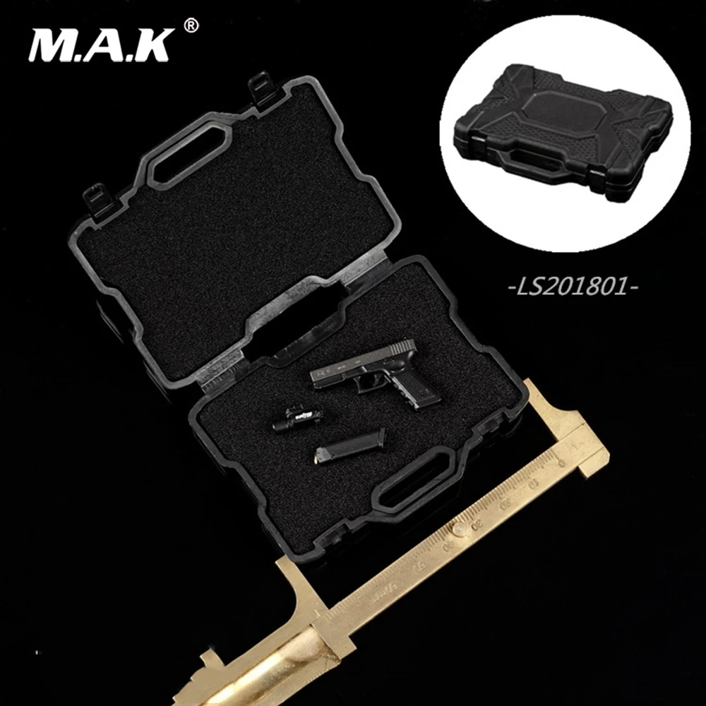1/6 Gun Hard Case Single Pistol Handgun Lock Storage Box Revolver Weapon Safe Accessory 1/6 Gun Hard Case Single Pistol Handgun Lock Storage Box Revolver Weapon Safe Accessory