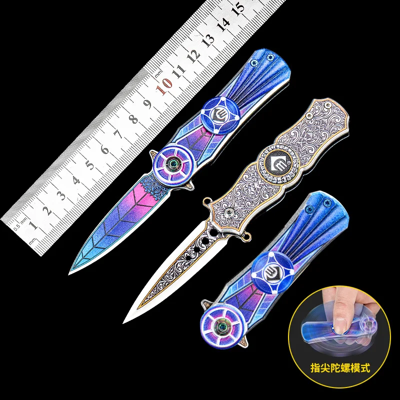 

CIMA Tactical Action Assisted Style Folding Pocket Knife,Fidget Spinner,EDC tool