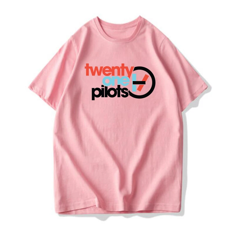

twenty one pilots t shirt womans pink streetwear t shirt harajuku printed 21 pilot t-shirts women funny tops