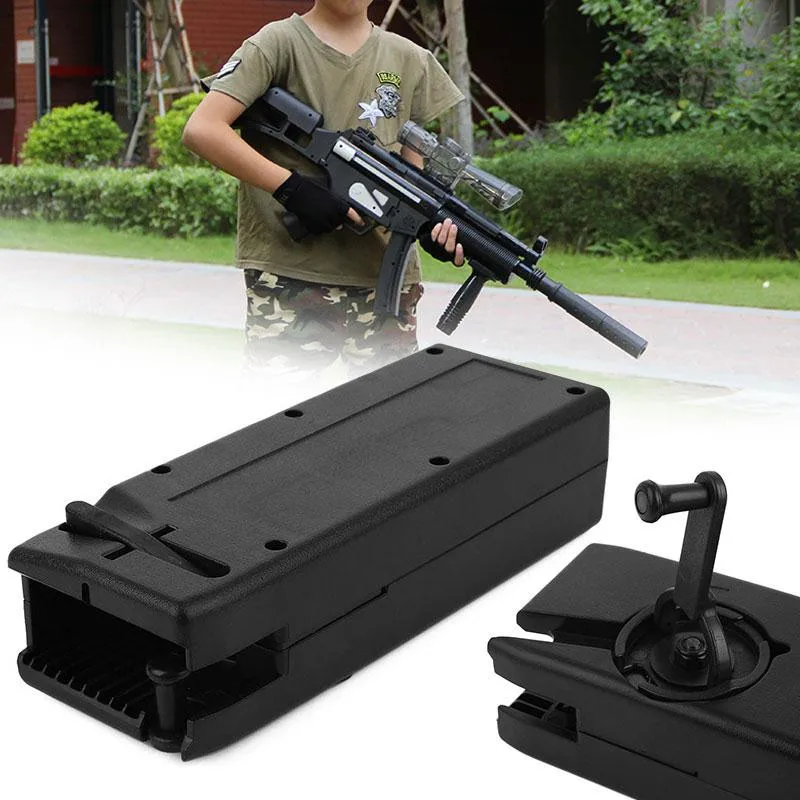 

Outdoor Airsoft Paintball 1000 Rounds Plastic BB Speed Loader M4 Hand Crank Military Utility Quick Loader Hunting Gun Accessory