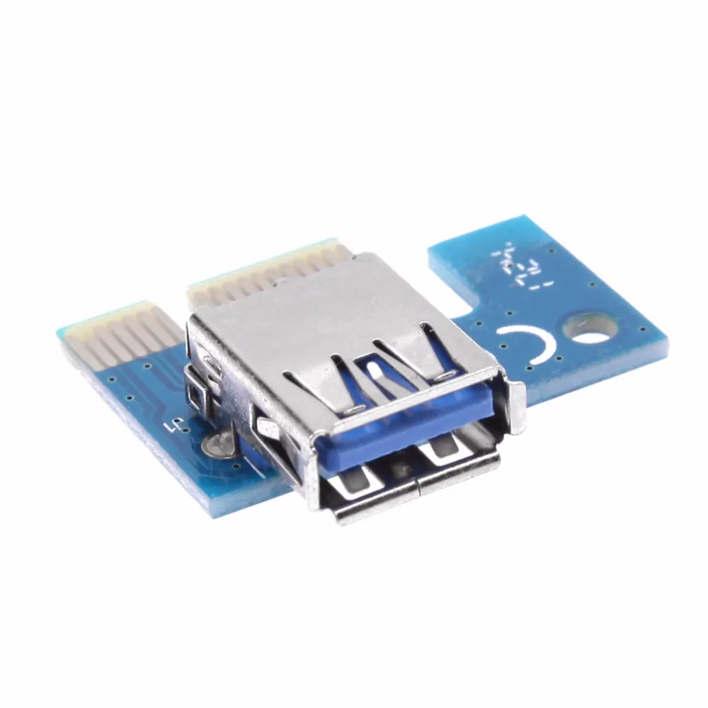 60cm PCI-e express 1x to 16x Extender Riser Card with 6pin 8pin sata Power Supply USB 3.0 Cable for graphics for bitcoin mining 60cm PCI-e express 1x to 16x Extender Riser Card with 6pin 8pin sata Power Supply USB 3.0 Cable for graphics for bitcoin mining
