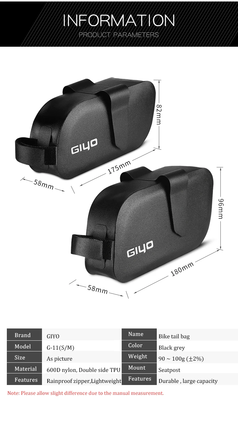 Top Rainproof Bicycle Bag Shockproof Bike Saddle Bag For Bicycle Black Cycling Rear Seatpost Panniers MTB Bike Accessories 1
