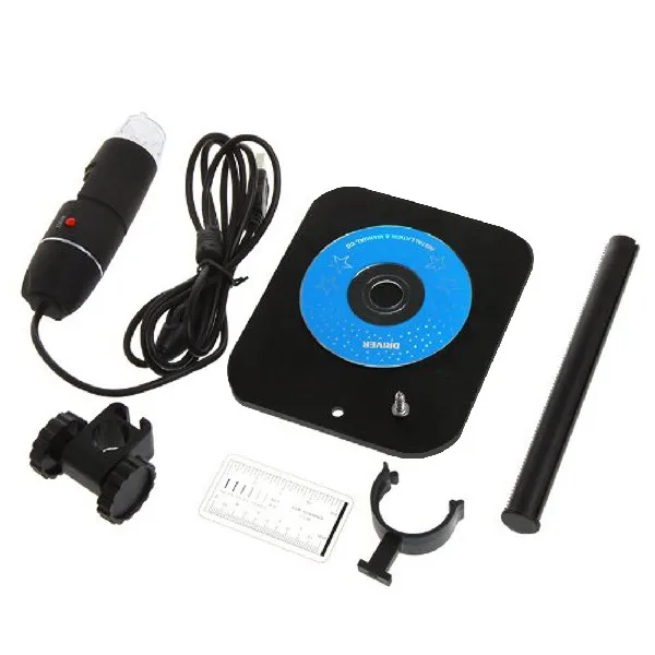 

Best Practical Electronics 5MP USB 8 LED Digital Camera Microscope Endoscope Magnifier 50X~500X Magnification Measure