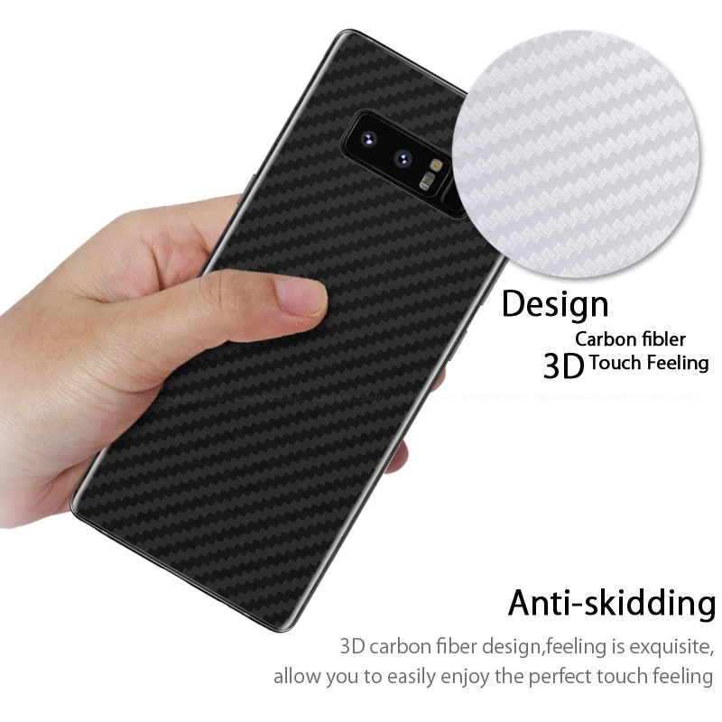 Защитная пленка из углеродного волокна для samsung Galaxy S9 S8 Plus Note 8 S6 S7 Edge, защитная пленка из фольги