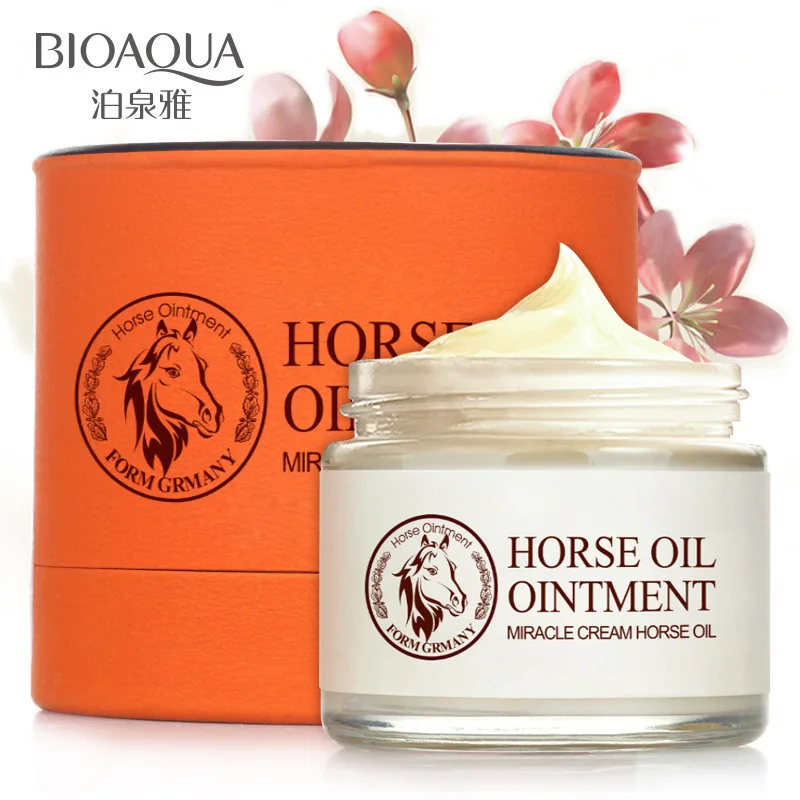 Крем BIOAQUA Horse Oil против старения для лица отбеливающий кожу уход за кожей морщин
