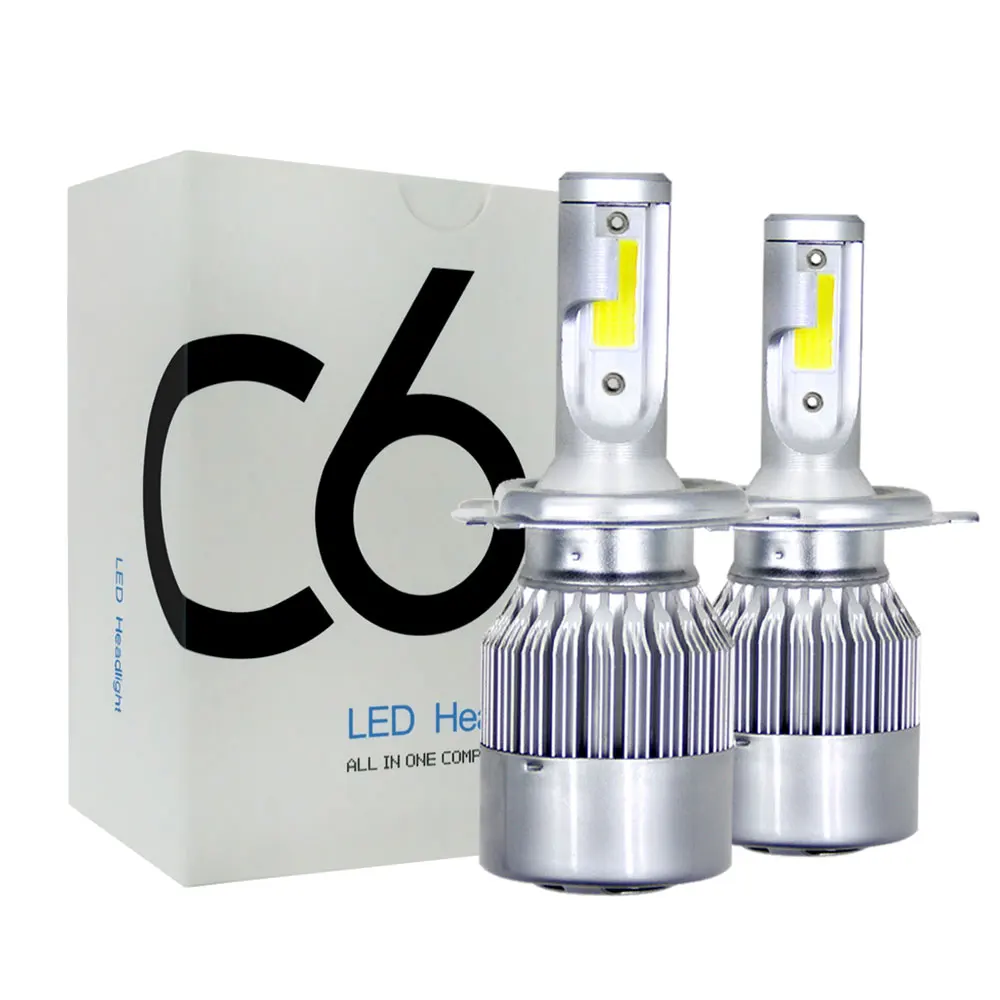

1pc LED Headlight Universal Car Lights Bulbs H4/HB2/9003 H7 H1 36W 6000K 12V 6000LM Front Lamp LED Fog Light Car Styling