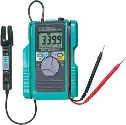 

KYORITSU KEW2000 Card Digital Multimeter 2001 Open Clamp Amperometer