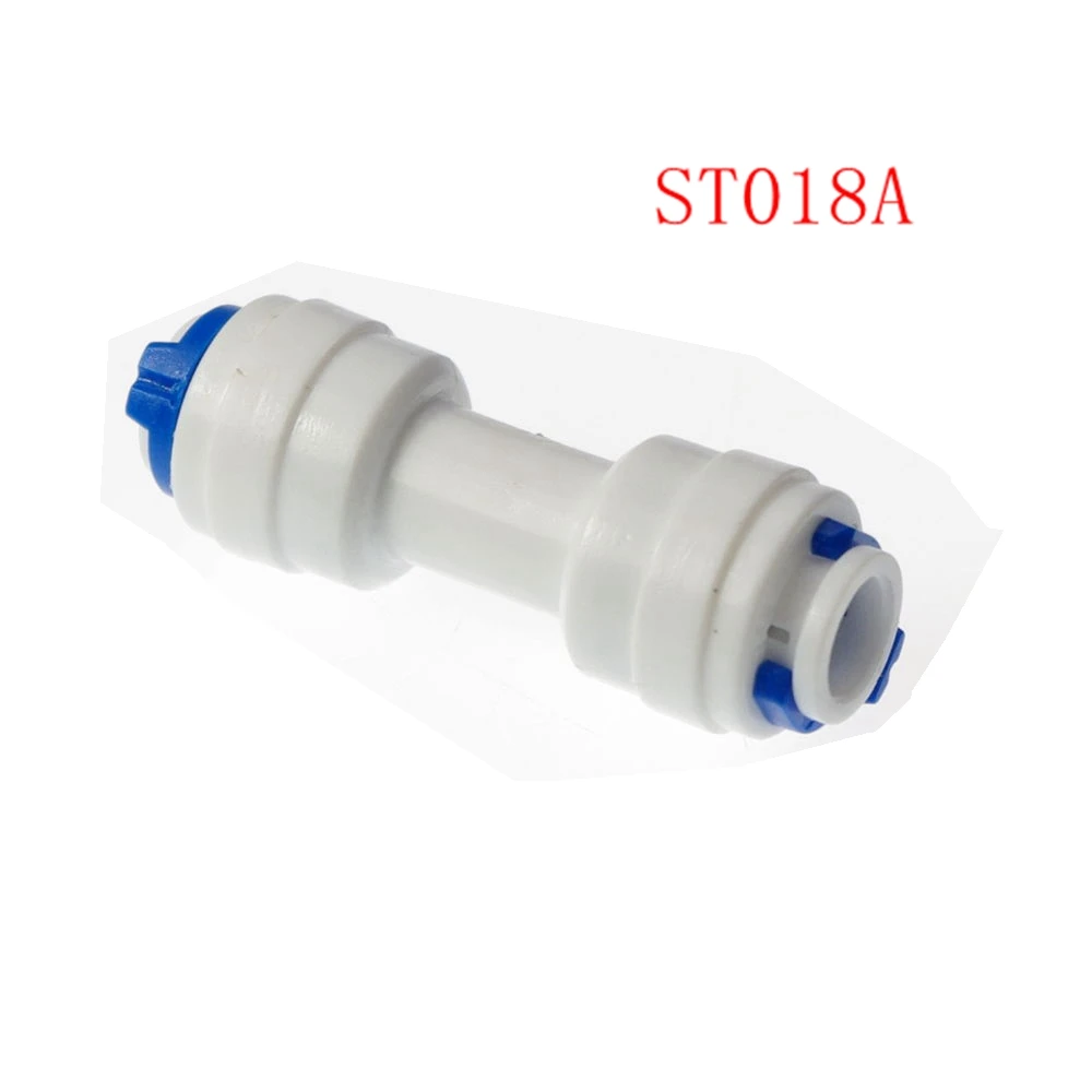 

1/4" Equal Straight Tube OD Quick Connection Fittings Aquarium RO Water System ST018