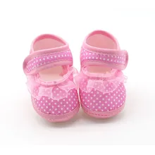 Cute Baby Girls Shoes First Walkers Toddler Bowknot Mesh Flower Footwear Cloth Soft Sole First Walkers benedikt cyberspace first steps cloth