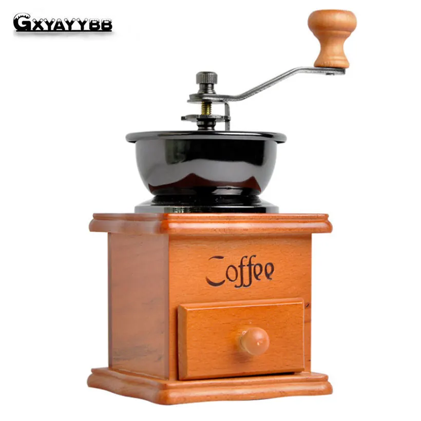 Buy GXYAYYBB Solid Wood Manual Coffee Grinder with