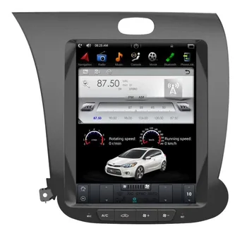 

Tesla Style 2 Din Android 6.0 Car GPS Navigation DVD Player for KIA CERATO K3 FORTE 2013-2016 Left hand Seat Heating Amplifier
