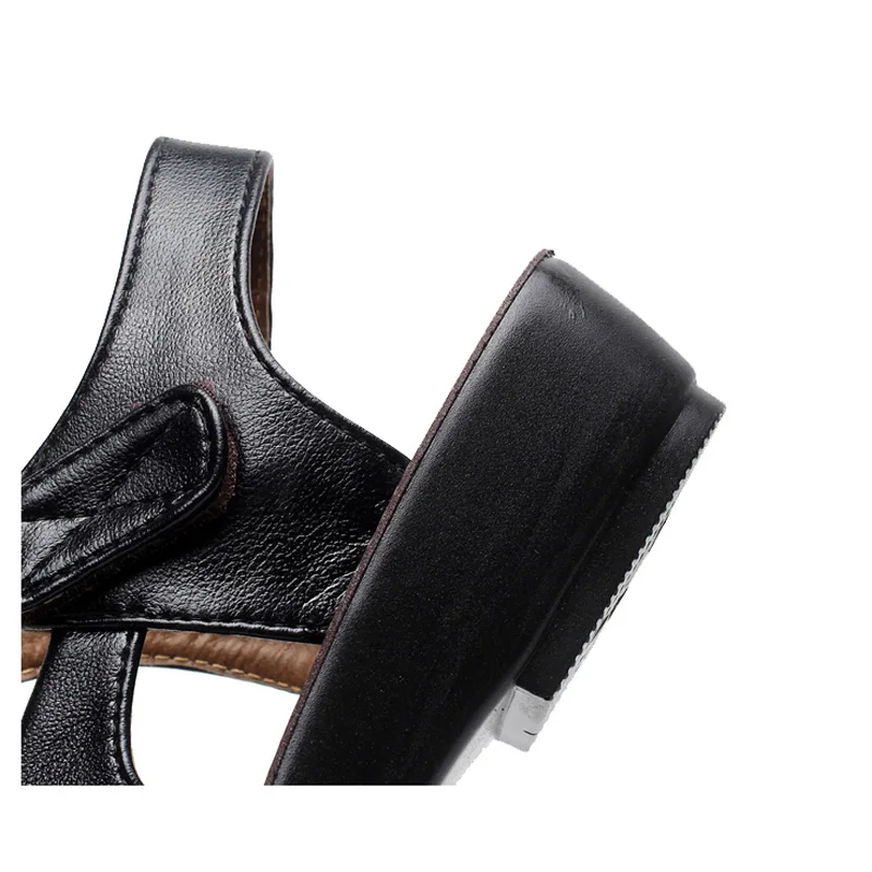 TIMETANG-2017-summer-Mother-shoes-flat-sandals-women-aged-leather-Soft-bottom-mixed-colors-fashion-sandals (3)