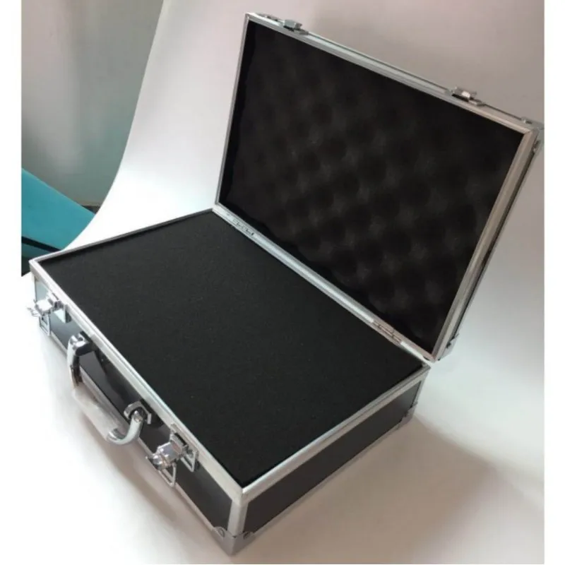 

Portable Aluminum tool box Instrument box Storage Case with Sponge Lining Handheld Impact resistant ToolBox 310x220x95mm