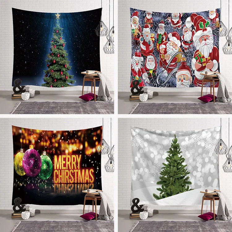 

Ins Tapestry Christmas Tree Series Home Furnishing Hanging Cloth Tapestry Hanging Tapestry Decoration Cloth