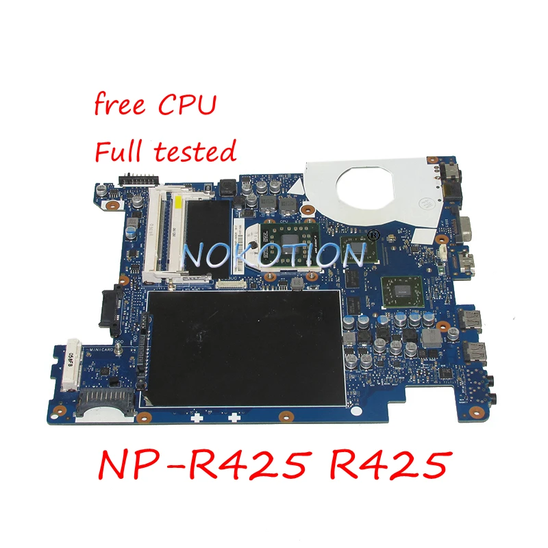 BA92-06034A BA92-06034B Laptop motherboard For samsung NP-R425 R425 HD5430 DDR2 BA92-06353A BA92-06353B BA41-01181A free cpu nokotion laptop motherboard ba41 01181a for samsung r425 mainboard ba92 06034a ba92 06034b hd5145 512mb ddr2 tested