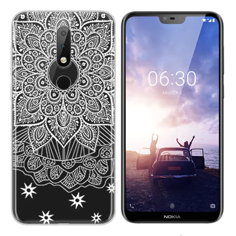 Arvin Silicone Fundas for Nokia X6 2018 Soft TPU Nokia 2 3 5 6 7 8 9 Cover Painted Phone Case for Nokia 3.1 6.1 Smart Back Cover (6)