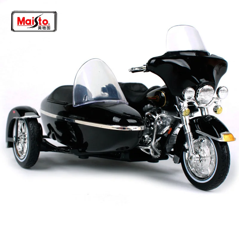 Maisto 1:18 1998 H D FLHT стандарт электроплана SIDECAR мотоцикл велосипед Модель Новый в