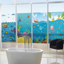 Матовая оконная наклейка на оконное стекло паста гостиная спальня наклейка для ванной туалет прозрачная декоративная Фольга-26