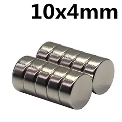 10 шт 10x4mm N35 сильный неодимовые магниты 10 мм х 4 мм автомобильной масляный фильтр двигателя сильный магнит экономайзера Craft