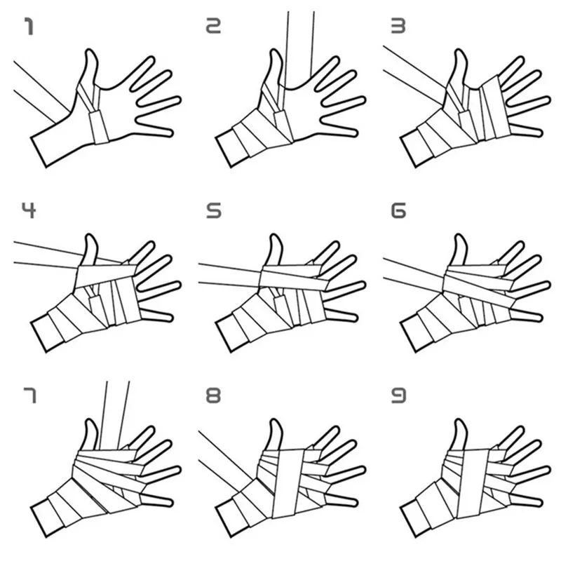 2,5 м эластичные бинты для запястья боксерские повязки на запястье ремень коврик перчатка защита растягивающийся кулак Gl
