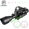 Fire Wolf 4-12x50 Scope  Illuminated Rangefinder Reticle Rifle   Holographic 4 Reticle Sight 20mm Red Grenn Laser For Hunting ► Photo 2/6
