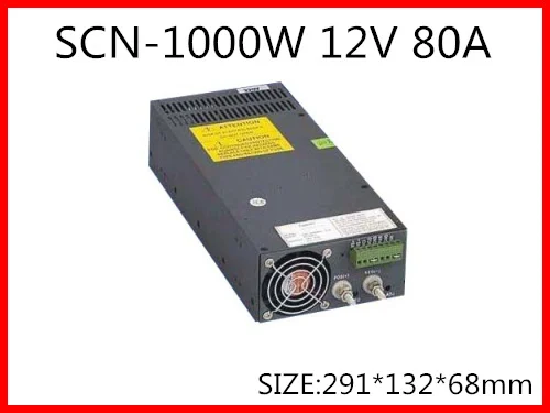

1000W 12V 80A Single Output Switching power supply for LED Strip light AC-DC S-1000-12