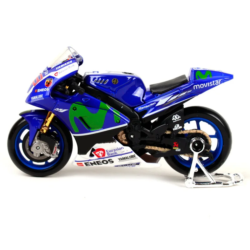 Maisto Коллекционная 1:18 YAMAHA № 99 лого Jorge Lorenzo модель мотоцикла Moto GP YZR M1 литья под давлением Moto детские игрушки коллекция подарков