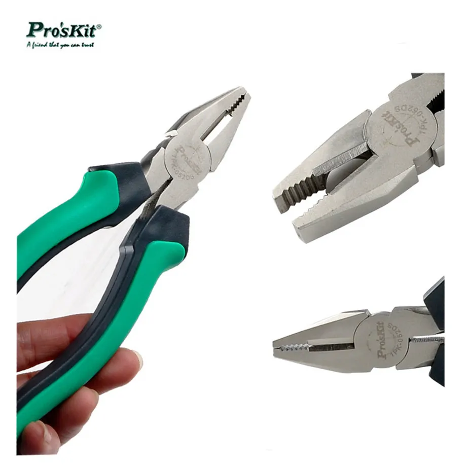 

Original 1PK-052DS Mini-type Multifunctional S60CSelf-adjustable HardnessTitanium Pliers Electrician Plier Tools For Cut Copper