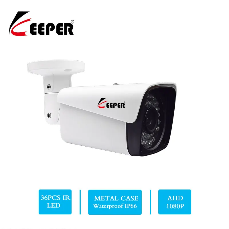 Goedkoop Keeper HD 1080 p 2MP AHD Security Camera Outdoor Waterdichte Array infrarood Nachtzicht Metal Bullet CCTV Analoge Surveillance 3