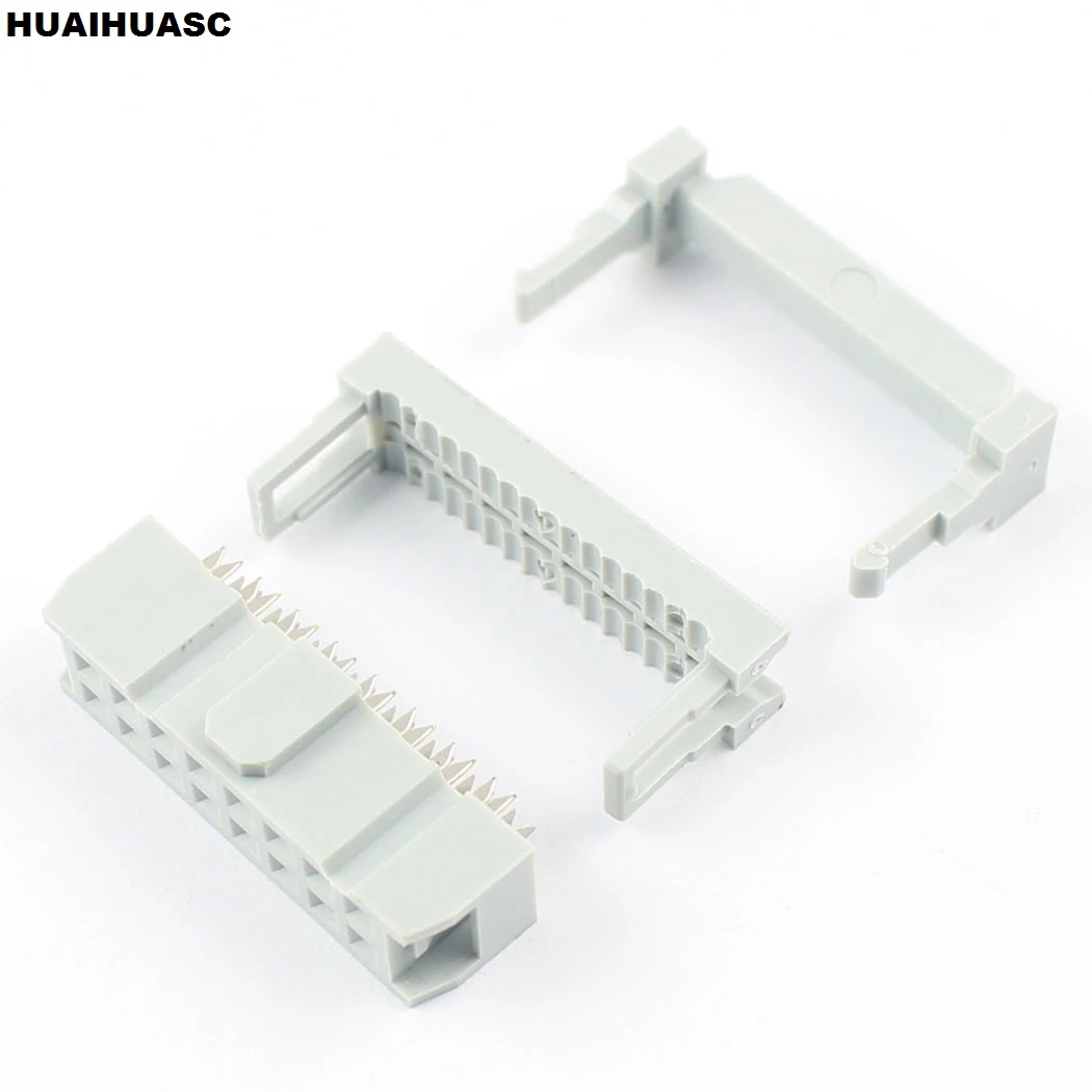 100 шт за лот 2 54 мм Шаг 2x8 Pin 16 гнездо FC разъема IDC наружный коллектор разъем|connector