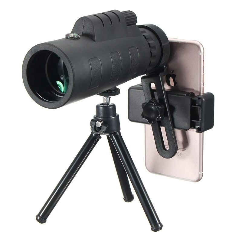 Portable 12X Telescope Monocular Lens Telephoto Camping