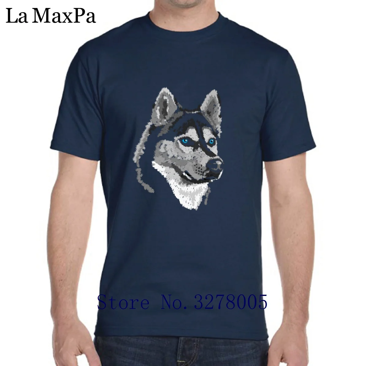 La Maxza Customize Men Tshirt Male Husky T Shirt For Men Letters Short