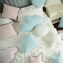 Милые звезды облака плюшевые подушки серия небо Мягкие Плюшевые игрушки Мягкая Подушка Диван квадратная подушка украшение дома кровать подарки для девочек