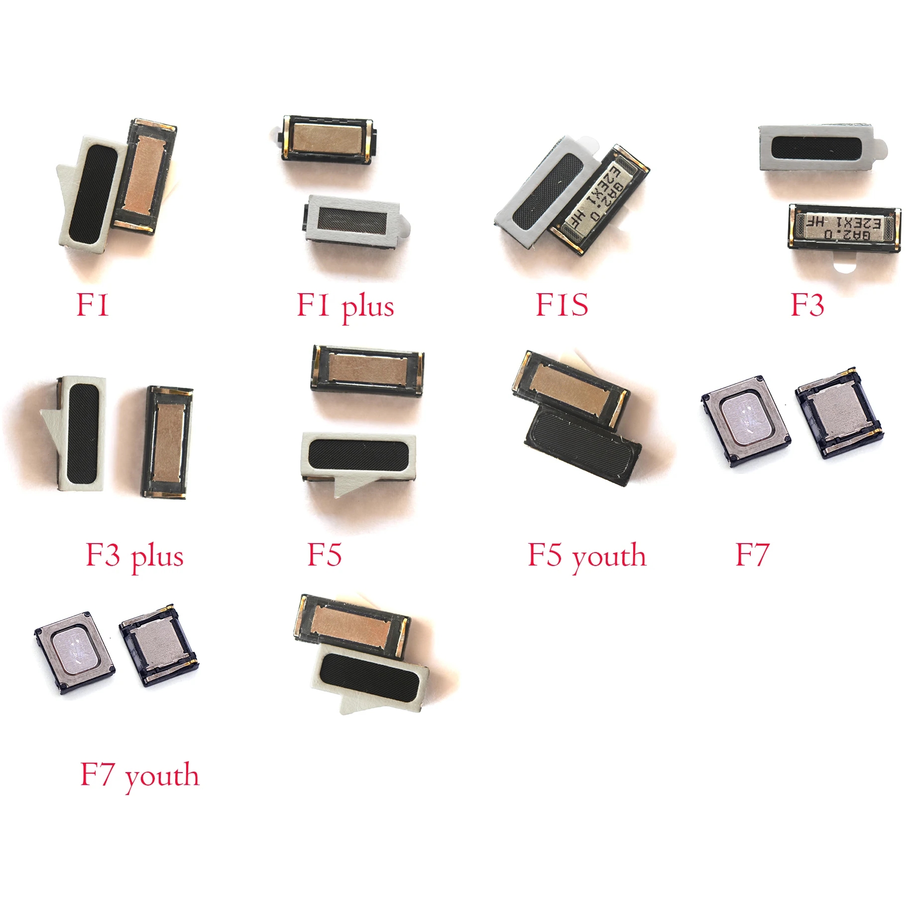 

2pcs earpiece recevier speaker for Oppo F1 F1 plus F1S /F3 F3 plus /F5 F5 youth/F7 F7 youth