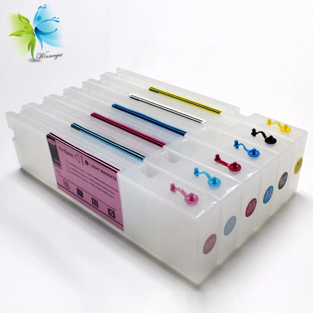 

Winnerjet best price and quality refillable ink cartridge for Epson SureColor T3000 T5000 T7000 inkjet printer